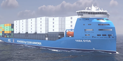 Norveç, Dünyanın İlk Amonyak Yakıtlı Konteyner Gemisini İşletecek