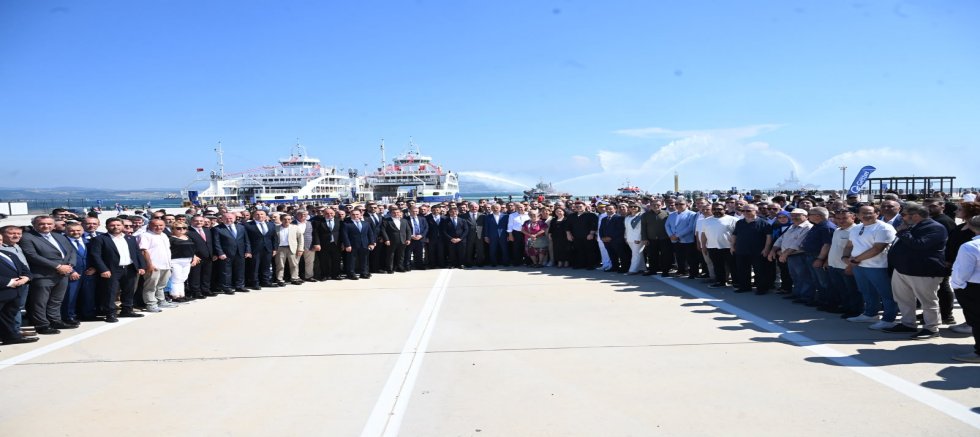 Gelibolu Yeni Feribot İskelesi Hizmete Açıldı