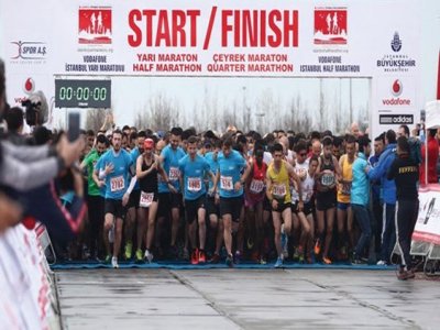 11. VODAFONE İSTANBUL YARI MARATONU BAŞLIYOR