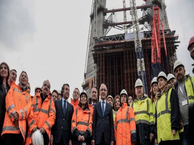 3. Köprüde Tabliye Atma Töreni