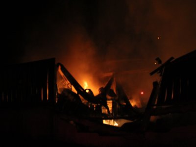 Adana'da fabrika yangını