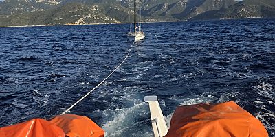 Akça Adası Açıklarında Arızalanan Tekne Kurtarıldı