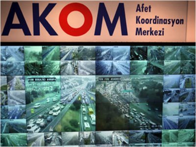 AKOM Alarma Geçti