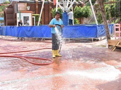 ALANYA`DA SEZON TEMİZLİĞİ