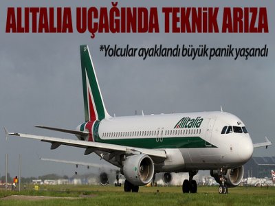 ALlitalia Uçağında Zor Anlar...