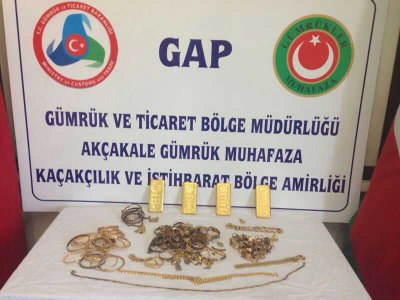 Altın kaçakçısı duvardan atladı, gümrük ekibinden kaçamadı