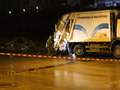 Ankara’da çöp kamyonunda patlama: 2 yaralı