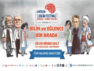 ANTALYA BİLİM FESTİVALİ BAŞLIYOR