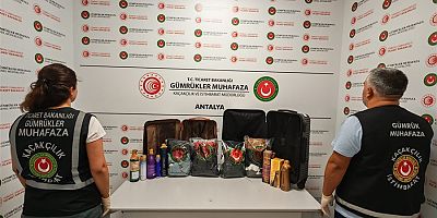 Antalya Havalimanı’nda 18,9 Kilo Metamfetamin Ele Geçirildi