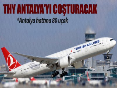 Antalya THY İle Uçacak