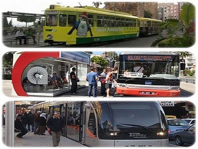 Antalyada Ulaşım Bayramda Ücretsiz