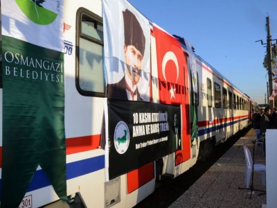Ata’mızın  Ölüm Yıldönümünde Selanik’e “Atatürk`ü Anma ve Barış Treni” Düzenlendi