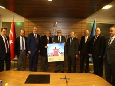 ATO YÖNETİMİ KÜLTÜR VE TURİZM BAKANI AVCI’YI ZİYARET ETTİ