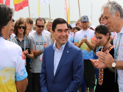 Awaza PWA Windsurf Cup 2014, Awaza Yelken Yat Kulübü’nde başladı