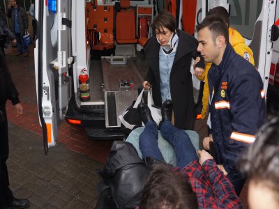 Ayazağa'da film platformu çöktü: Çok sayıda yaralı var