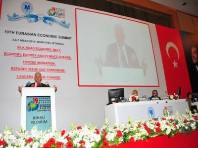 BAKAN YILDIRIM, 19. AVRASYA EKONOMİ ZİRVESİ`NE KATILDI