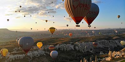 BALON TURİZMİNDE YOLCU SAYISI BAŞKENTİN NÜFUSUNU AŞTI