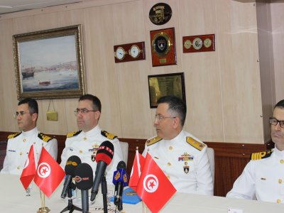 Barbaros Türk Deniz Görev Gurubu Tunus’ta