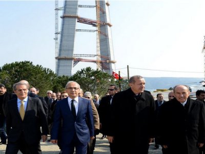 Başbakan Erdoğan, Yavuz Sultan Selim Köprüsü’nü İnceledi