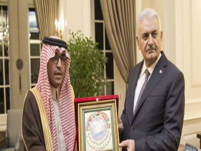 BAŞBAKAN YILDIRIM, ARAP TURİZM ÖRGÜTÜ BAŞKANI İLE GÖRÜŞTÜ