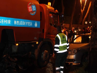 Beşiktaş’ta kaza: 1 ölü, 3 yaralı