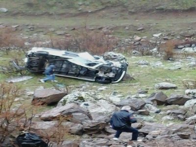Bingöl'de trafik kazası: 8 yaralı