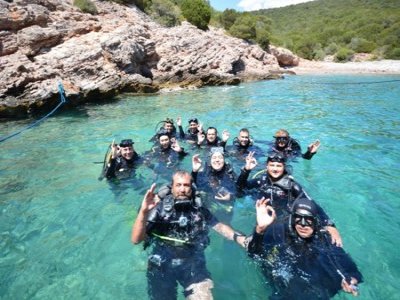 BODRUM BELEDİYESİ DALIŞ EKİBİ EĞİTİMLERİNE DEVAM EDİYOR