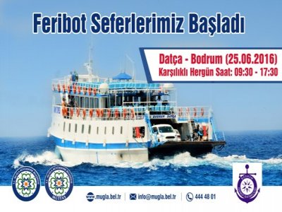 BODRUM-DATÇA FERİBOT SEFERLERİ BAŞLADI