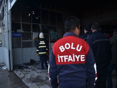Bolu'da yangın paniği