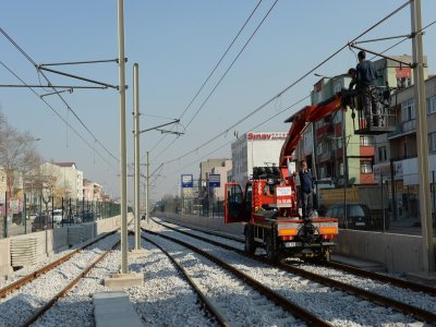 Bursaray`ın Kestel Hattına Enerji Veriliyor