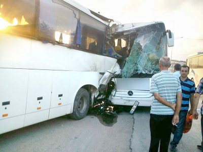 Çanakkale'de iki otobüs kazasında 24 kişi yaralandı