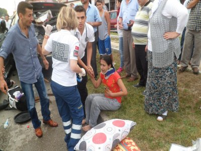 Çarşamba'da zincirleme trafik kazası: 1 ölü, 24 yaralı