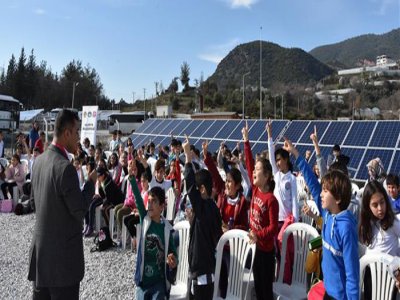 ÇEVRECİ ÖĞRENCİLER GES İLE TANIŞMAYA DEVAM EDİYOR