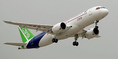 Çin, C919'u Airbus A320neo ve Boeing 737 MAX'a Rakip Olacak Şekilde Onayladı