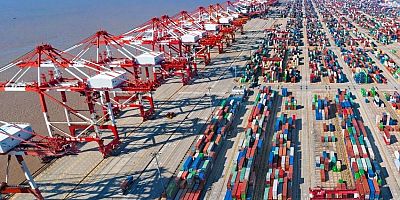 Çin'in ilk on limanındaki konteyner hacmi yüzde 4 artışla 245 milyon TEU'ya ulaştı