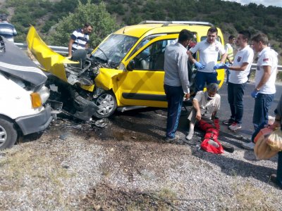 Çorum'da trafik kazası: 1 ölü, 7 yaralı