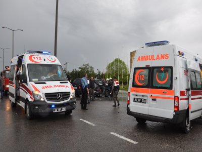 Edirne’de trafik kazası: 7 yaralı