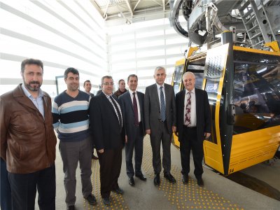 Ego Genel Müdürü Sayın Balamir Gündoğdu, Yenimahalle - Şentepe Teleferik Sisteminde İncelemelerde Bulundu
