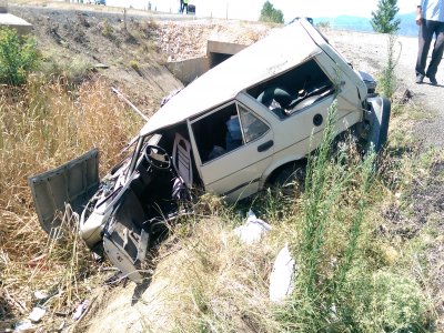 Erbaa'da trafik kazası: 4 yaralı