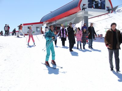 Erciyes`te Kayak Sezonu Başlıyor