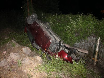 Ereğli'de müzisyenlerin aracı takla attı: 1'i ağır, 4 yaralı