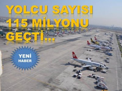 Eylül Sonu İtibariyle Toplam Yolcu Sayısı 115 Milyonu Geçti…