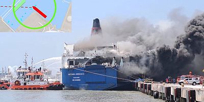 Feribot Yangını-VİDEO