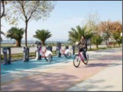 Florya-Yeşilköy Sahiline Akıllı Bisiklet