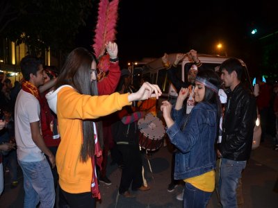 Galatasaraylı taraftarlar, şampiyonluğu Konya havalarıyla kutladı