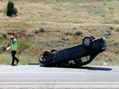 Göksun'da trafik kazası: 2 yaralı