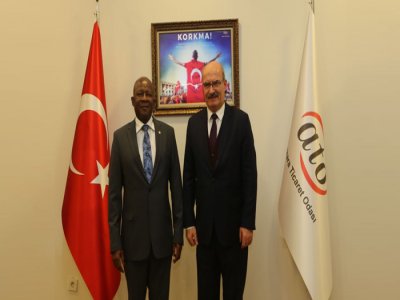 GÜNEY AFRİKA BÜYÜKELÇİSİ`NDEN ATO`YA ZİYARET
