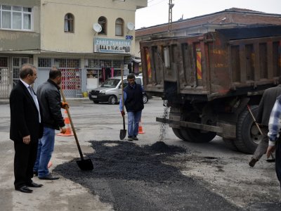 Hacılar'da asfalt çalışmaları başladı