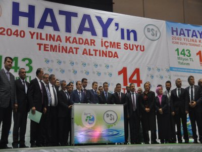 Hatay'da DSİ tarafından yapılan 14 tesisin temeli atıldı