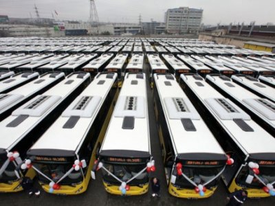 İstanbul`a 1705 Yeni Otobüs Daha...
